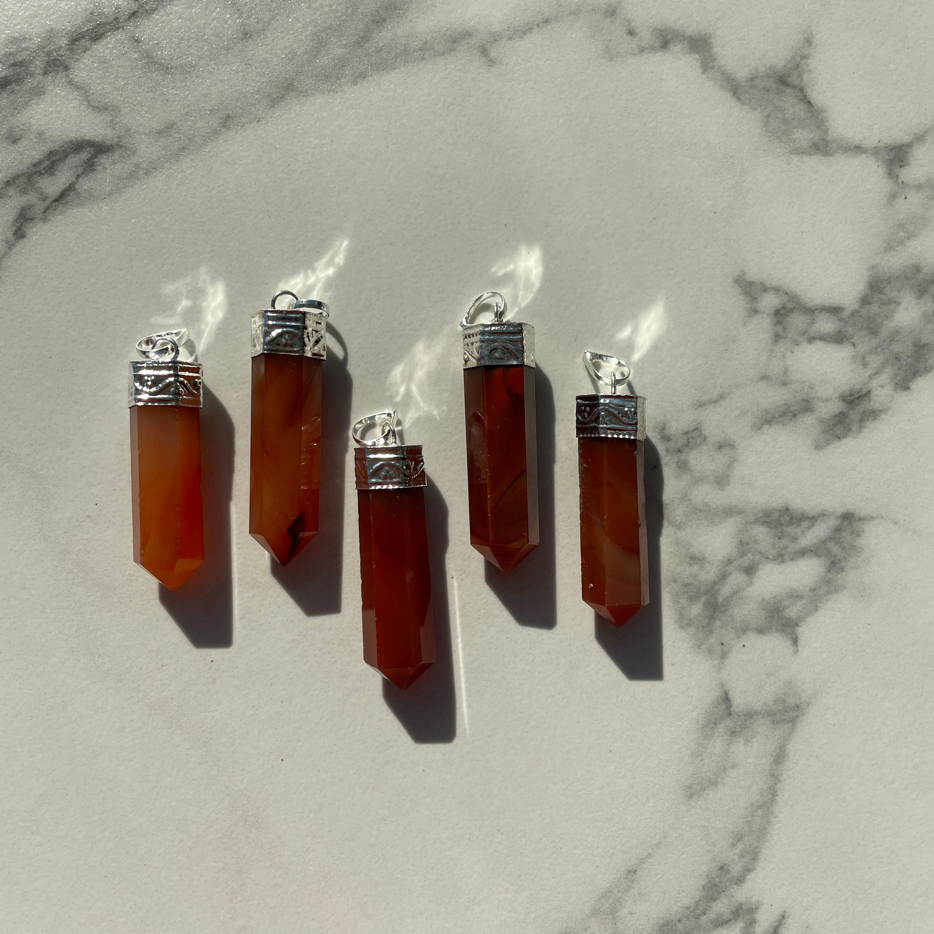 Carnelian - Cap Point Pendant Carnelian - Cap Point Pendant